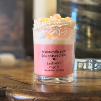 Strawberry Allure With Silky Whipped Cream