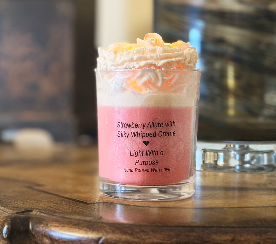 Strawberry Allure With Silky Whipped Cream